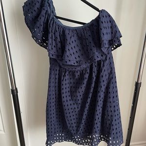 Chelsea & Theodore one shoulder dress